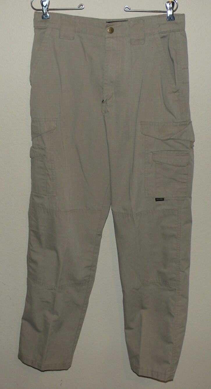 Tru-Spec Men's Light Canvas Cargo Tactical Cargo Pants 32 x 32.5 Gray